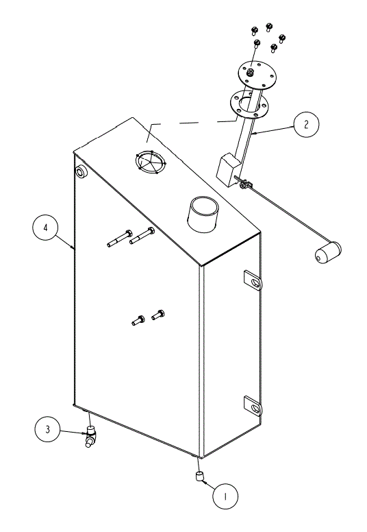 Section 19 Diagram and Parts List for MK-4020KBG 167420-20G MK Diamond Concrete Saw